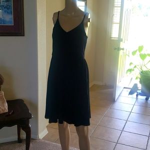 Cynthia Rowley m butter jersey knit adjustable straps pockets breezy flowy